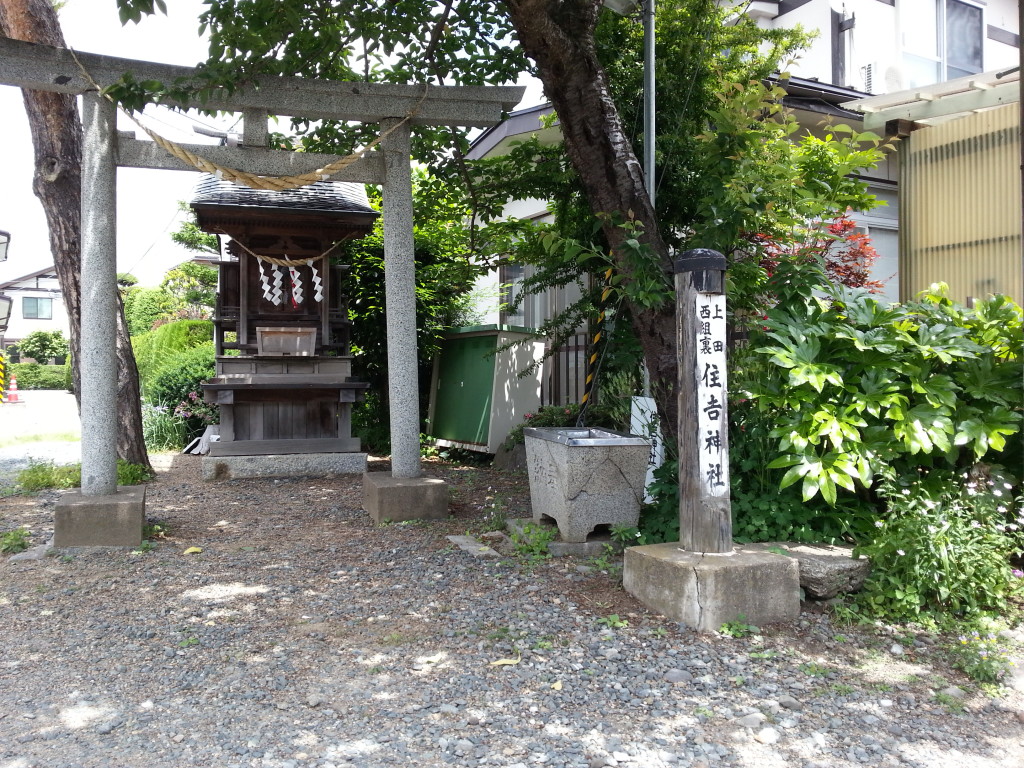 Small shrine located near our church.